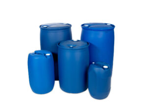 Plastic drums with bunghole in various sizes