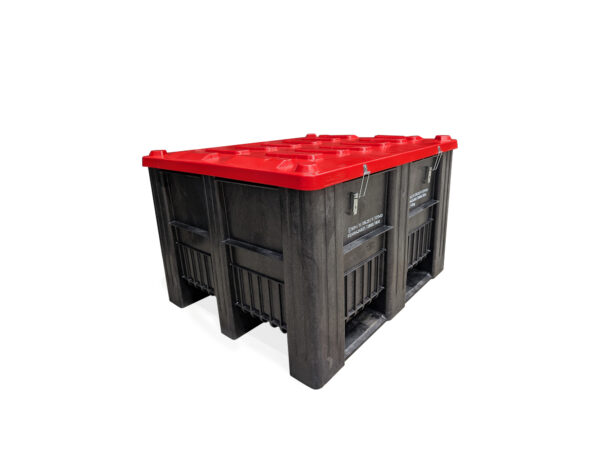 UN-approved plastic transport crate or box
