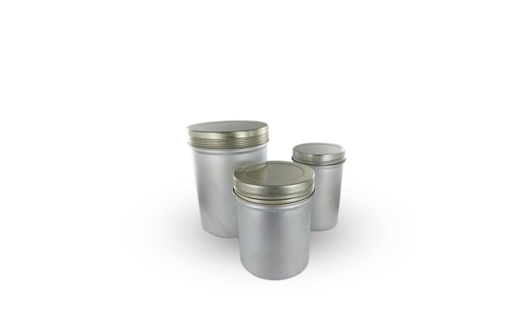 Aluminium potten